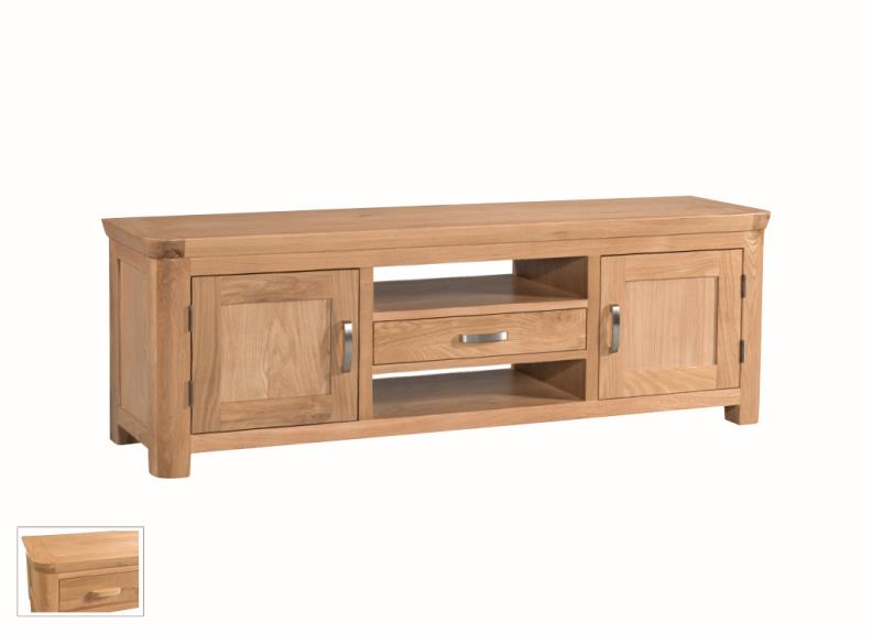 Treviso Oak Long TV Stand