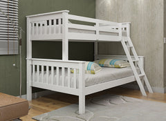 White Triple Bunk