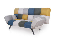 Yellow/Blue Sofa Bed
