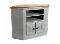 Danube Grey Corner TV Stand