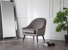 Elliot Grey Armchair - room