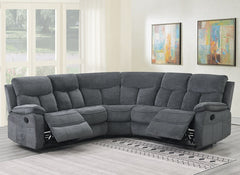 Farah Grey Fabric Sectional Corner Sofa