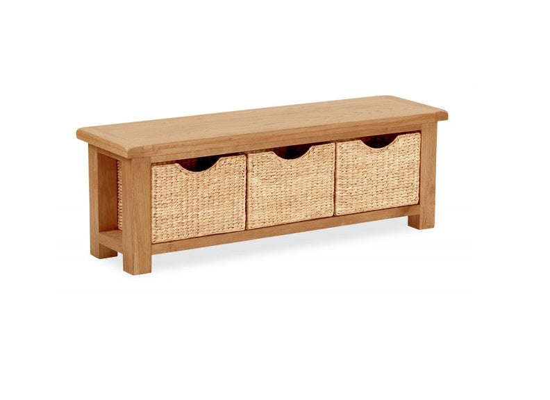 Salisbury Bench W/Baskets