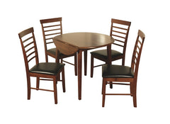 Hanover Acacia Dark Wood Dining Set