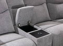 Herbert Sectional sofa W/Console - detail