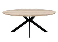 Manhattan Oak Large Oval Table