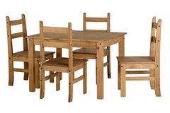 Two Corona Pine Dining Chairs