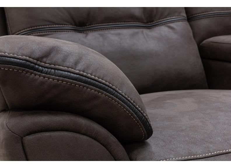 Skye Charcoal Electric Reclining Armchair – Contemporary Living Room Fabric Armchair