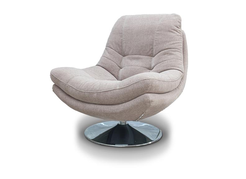 Axis Nature Champagne Swivel Chair W/Optional Stool
