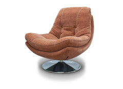 Axis Nature Copper Swivel Chair W/Optional Stool