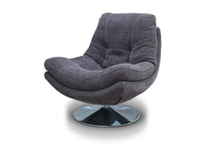 Axis Nature Dark Grey Swivel Chair W/Optional Stool