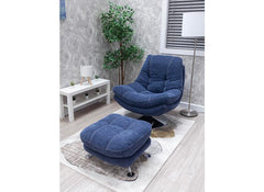 Axis Nature Sapphire Swivel Chair W/Optional Stool