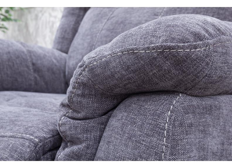 Lorenzo Fabric Powered Corner Sofa with Pocket Sprung Seating, USB Ports & Drinks Console – Dark Grey