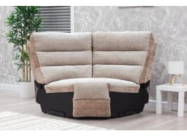 Durban Fabric Modular Sectional Sofas with Dual-Tone Upholstery & Optional Power Recline & Console