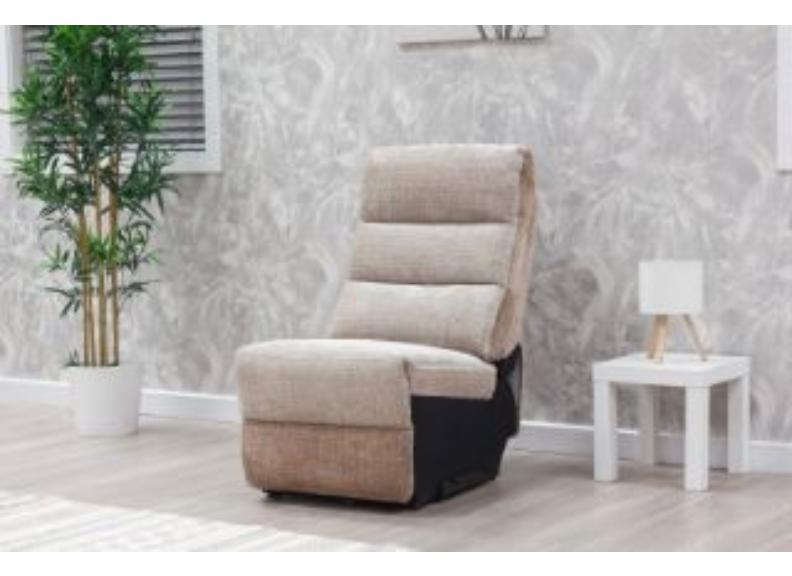 Durban Fabric Modular Sectional Sofas with Dual-Tone Upholstery & Optional Power Recline & Console