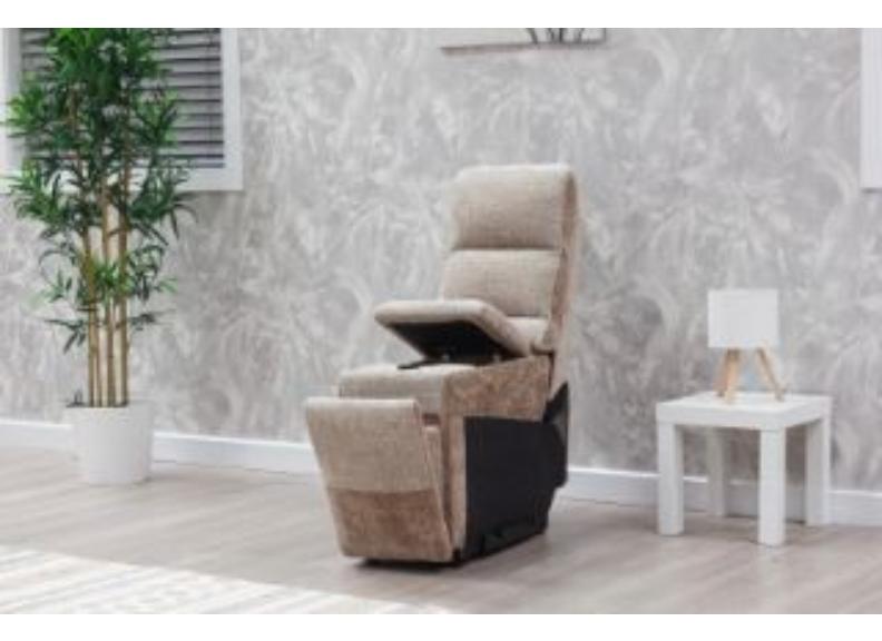 Durban Fabric Modular Sectional Sofas with Dual-Tone Upholstery & Optional Power Recline & Console