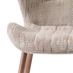 Turin Walnut Dining Chair - Mocha