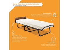 Jay-Be Automatic Folding Visitor Bed - With 2 ft6 eFibre mattress