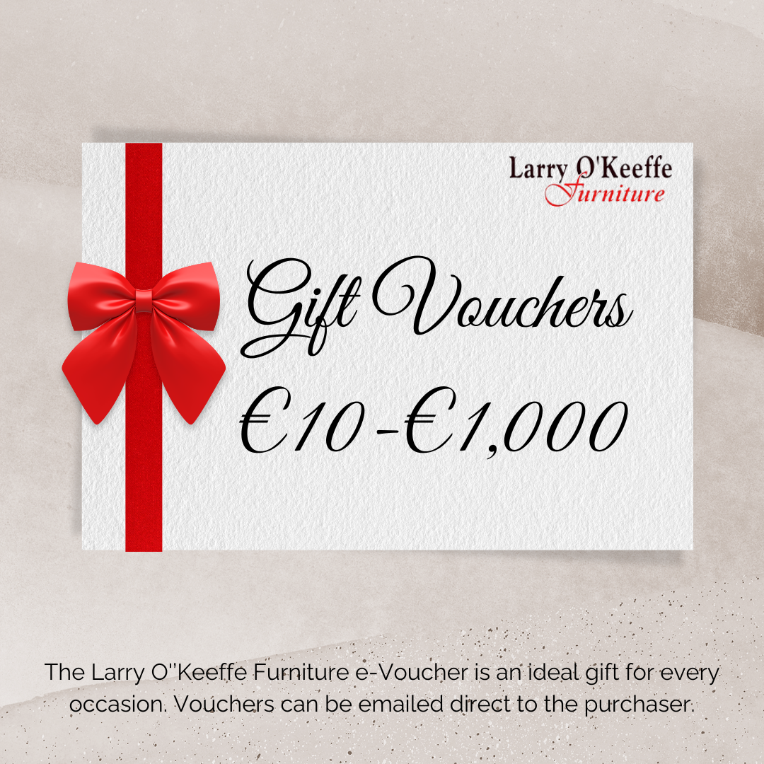 Larry O'Keeffe Gift Vouchers From €10 to €1,000