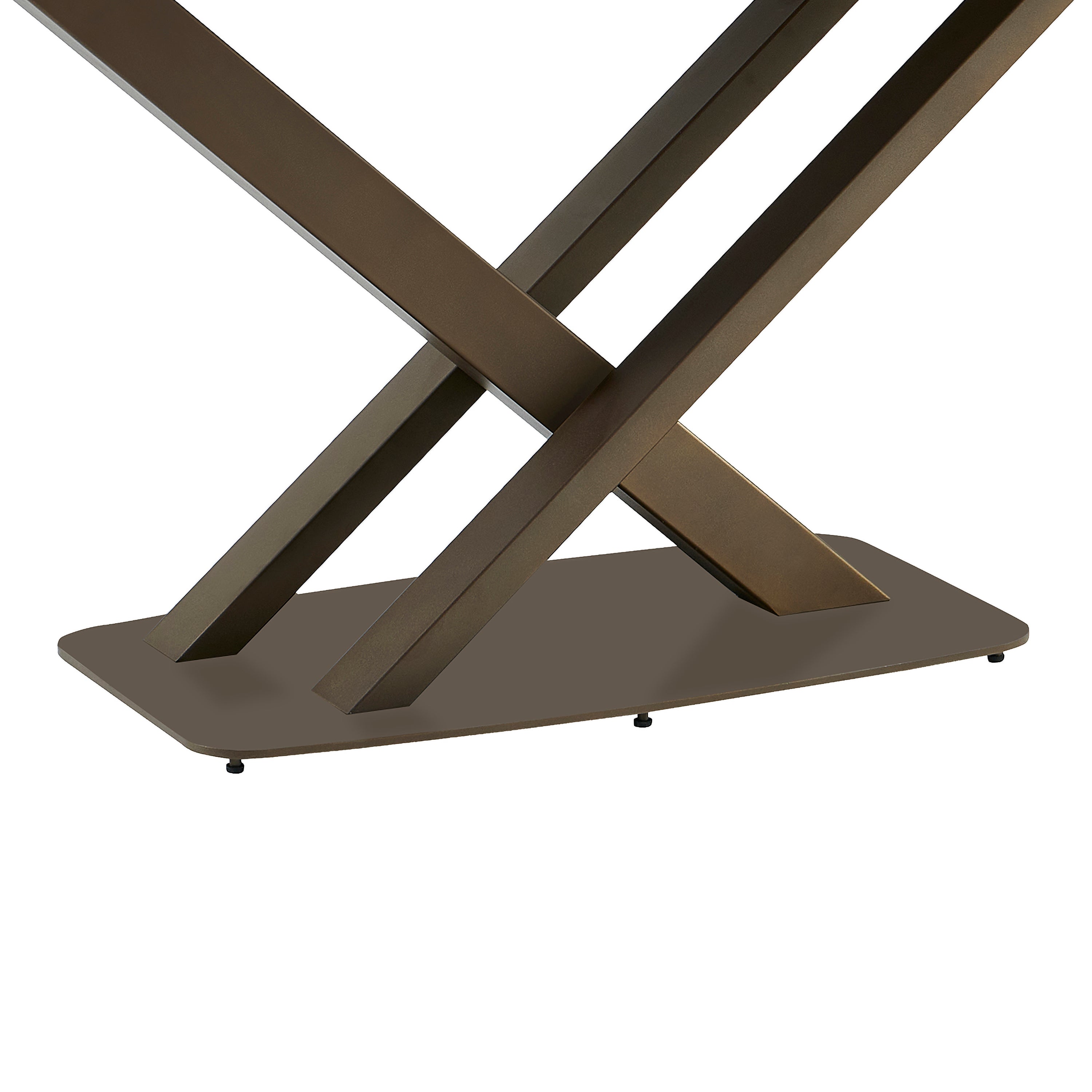 Solara Walnut 180cm Sintered Stone Dining Set