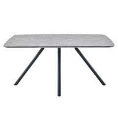 Symphony 160cm Dining Set - Biscuit Dining Chairs