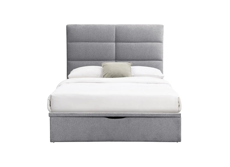 Jessica Grey Storage Bed - front