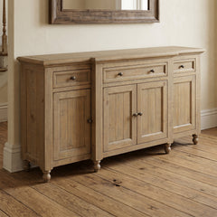 Chateau Rustic 4 Door 3 Drawer Sideboard