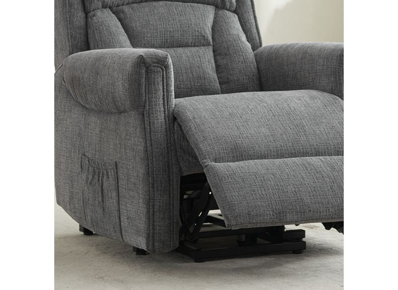 Balmoal Grey Lift & Rise Chair - detail