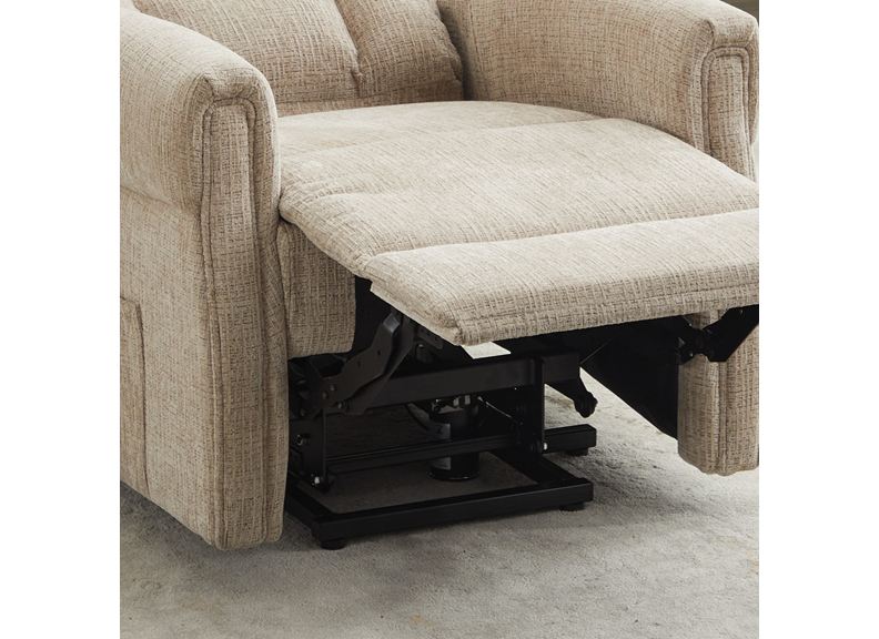 Balmoral Beige Lift & Rise Chair - detail