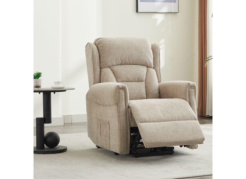 Balmoral Beige Lift & Rise Chair - recline - 1