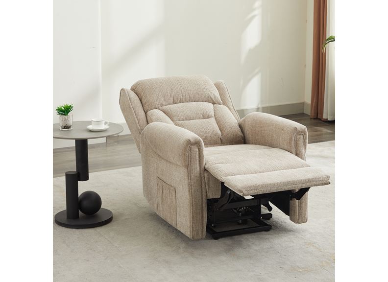 Balmoral Beige Lift & Rise Chair - recline - 2