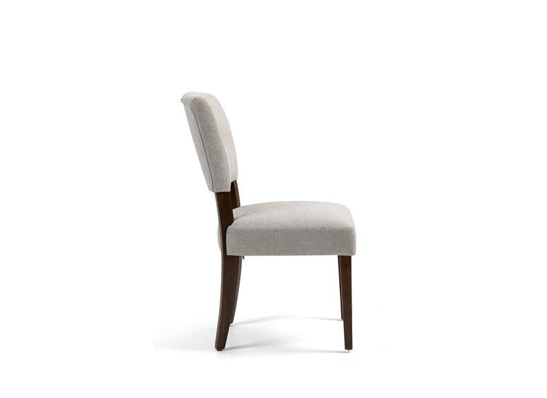 Oakridge Beige Fabric - detail - side
 