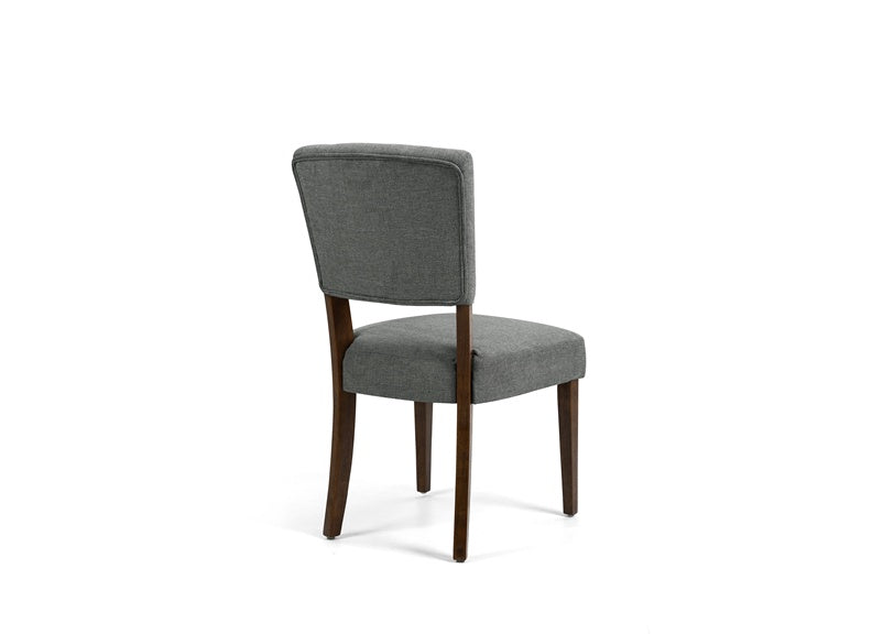 Oakridge Grey Fabric Chair - rear