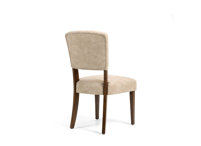 Oakridge Beige Bison Chair - rear