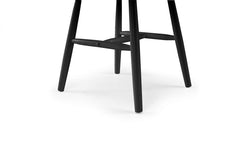 Modea Black Curved Chair - base