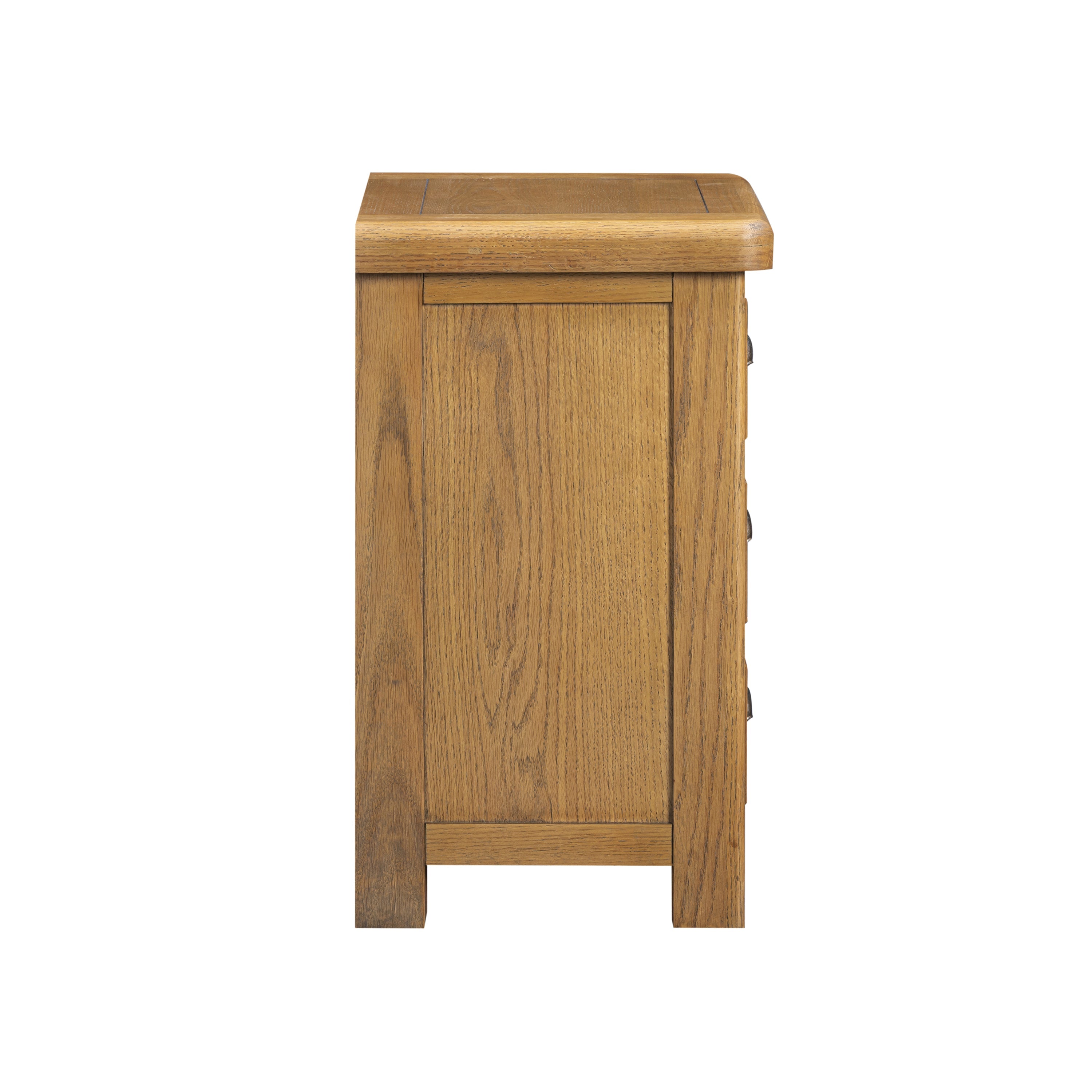 Dorchester Oak 3 Drawer Bedside Table