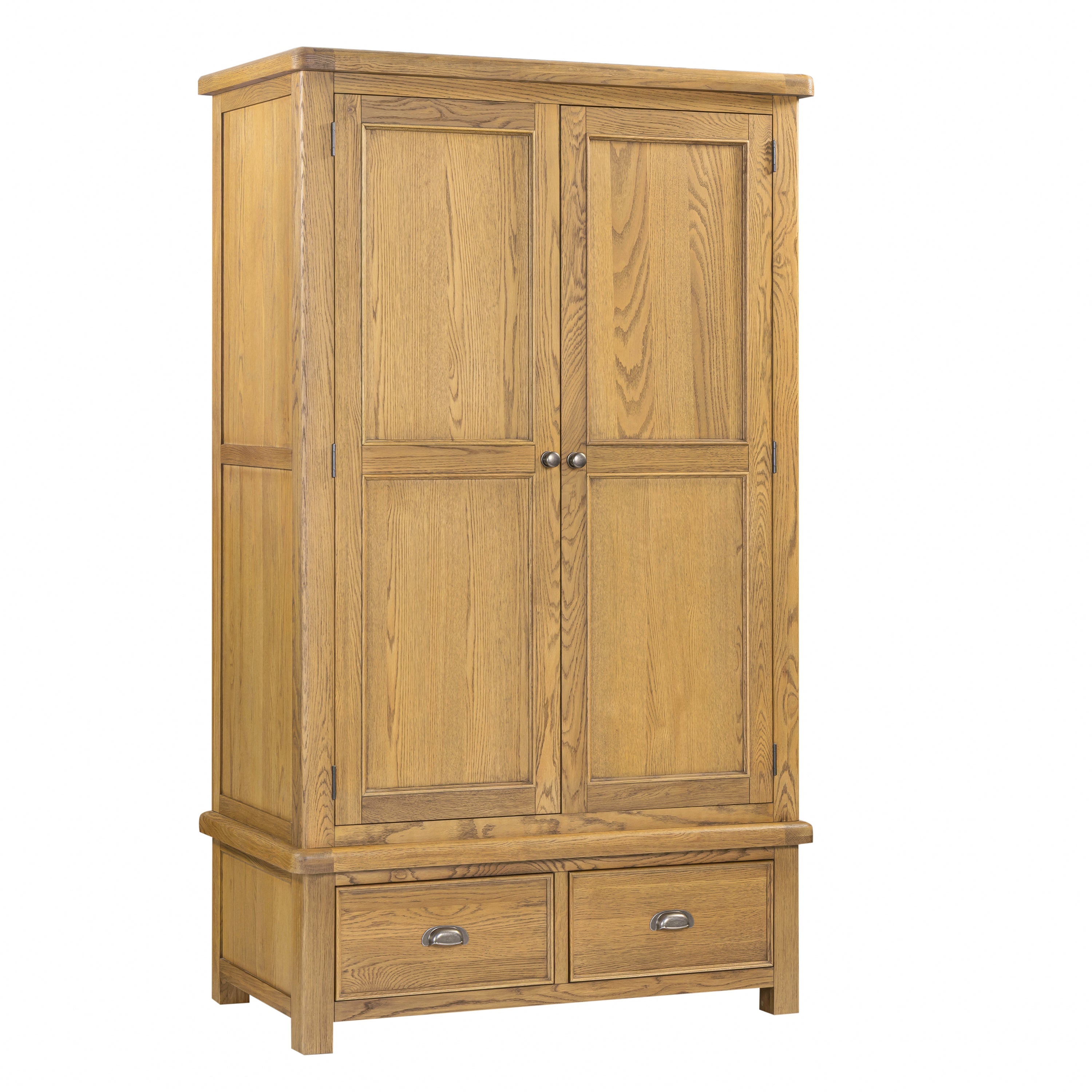 Dorchester Oak Double Robe with 2 Drawer
