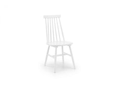 Allasio White Spindle Back Chair - 2