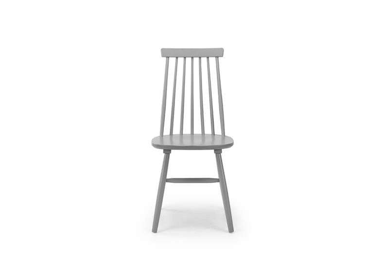 Allasio Grey Spindle Chair - 2