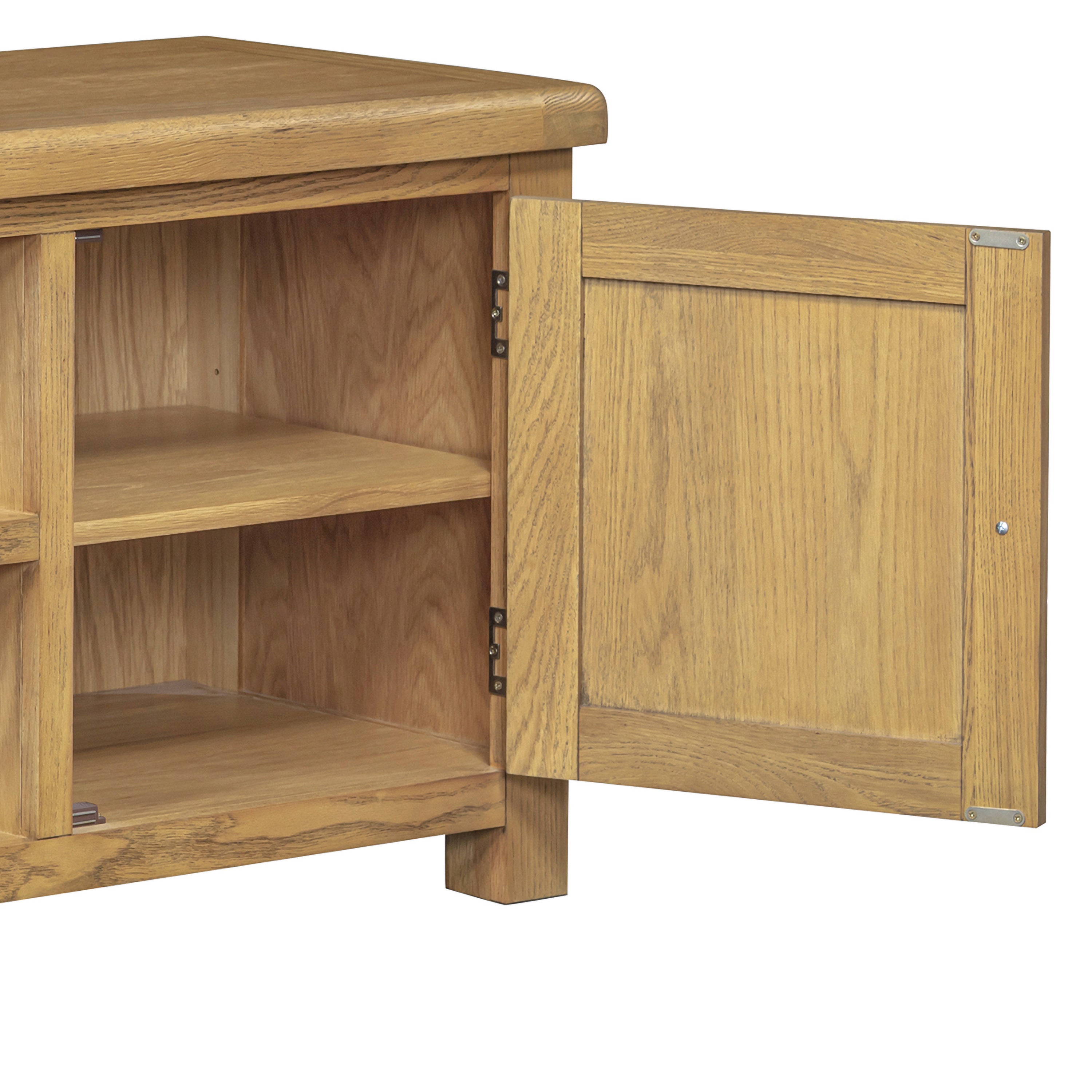 Dorchester Oak Large TV Unit with 2 drawers