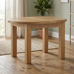 Dorchester Oak 120-160cm Oval Extension Table