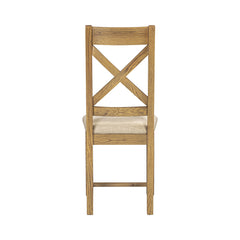 Dorchester Oak Cordoba Cross Back Chair