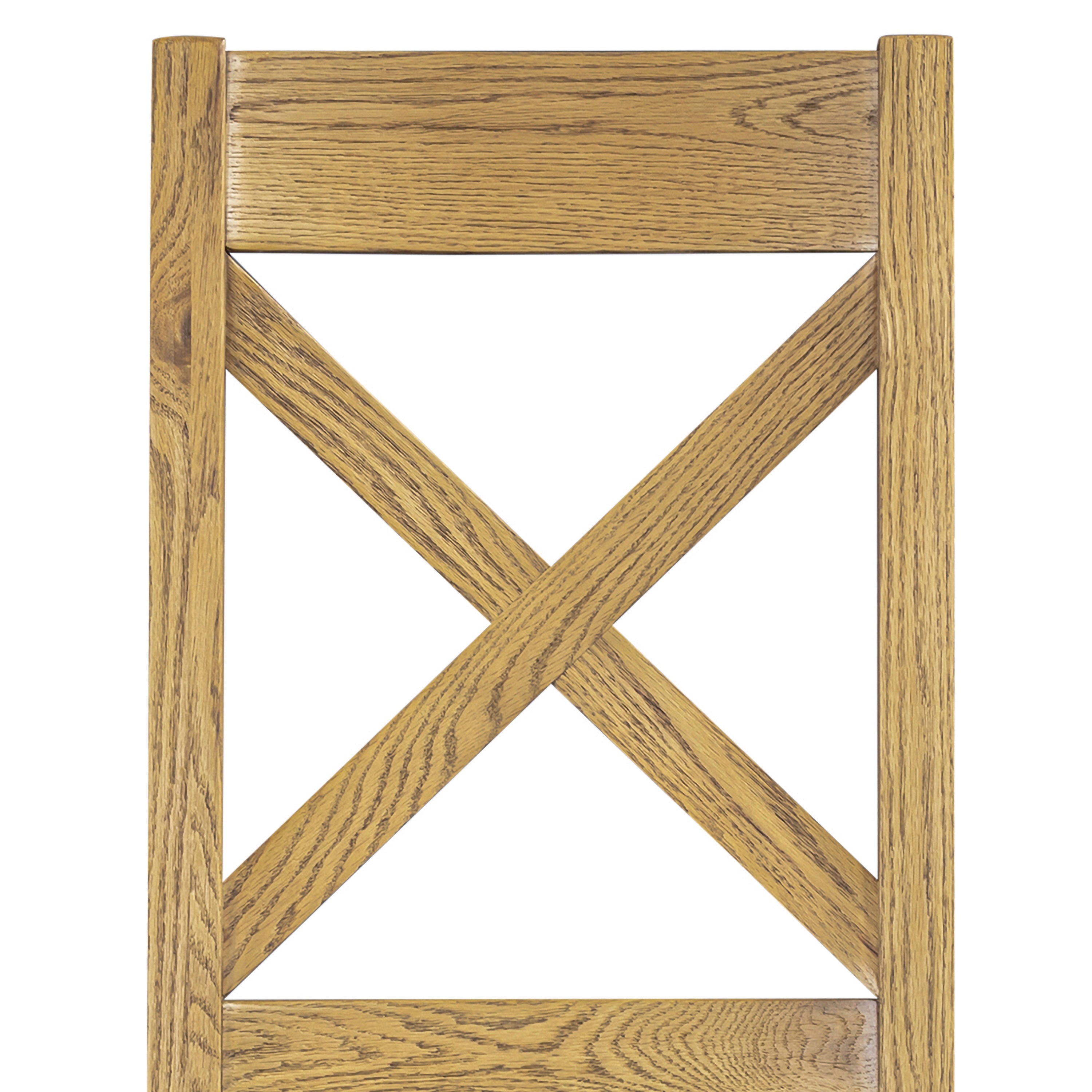 Dorchester Oak Cordoba Cross Back Chair