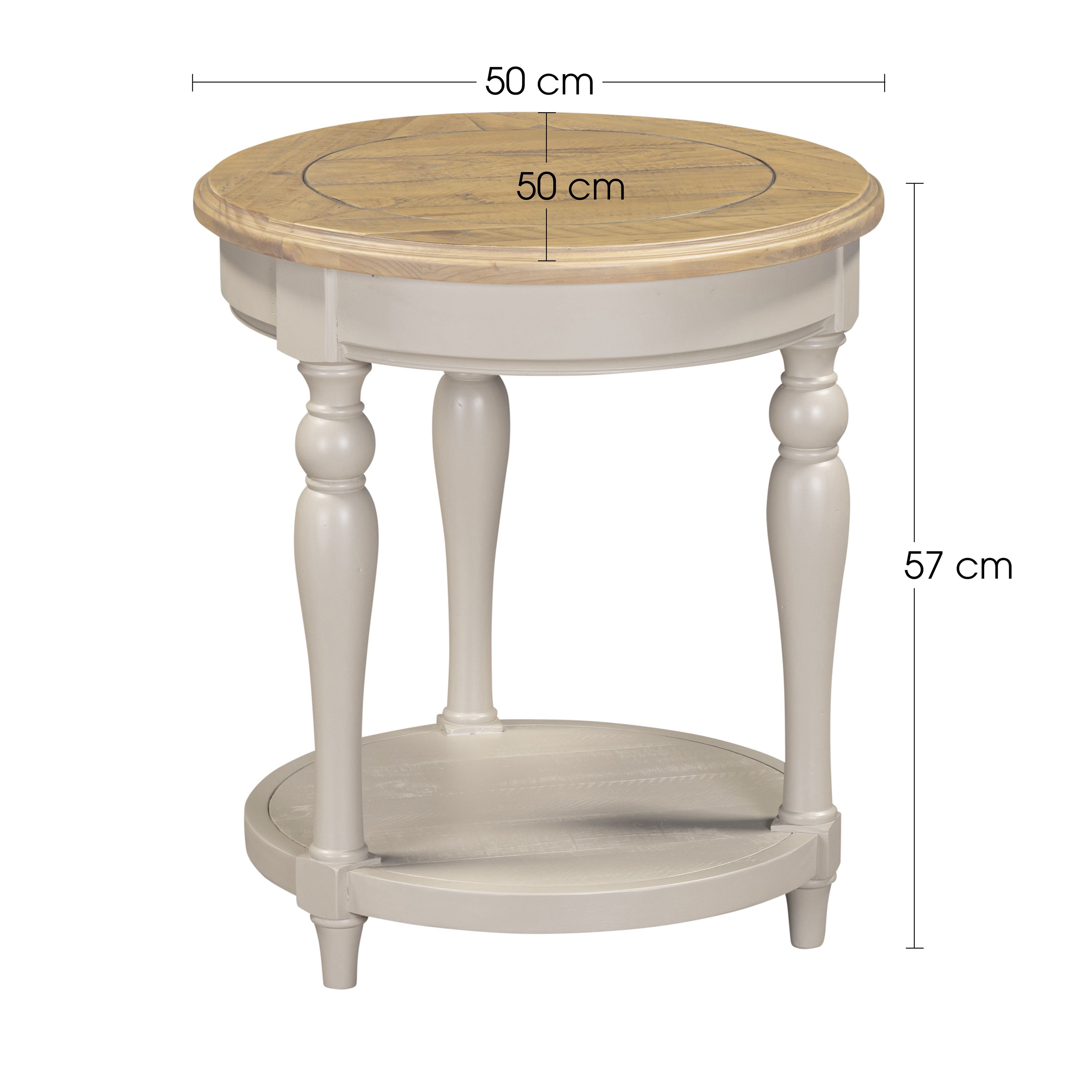 Chateau Painted Round Side Table