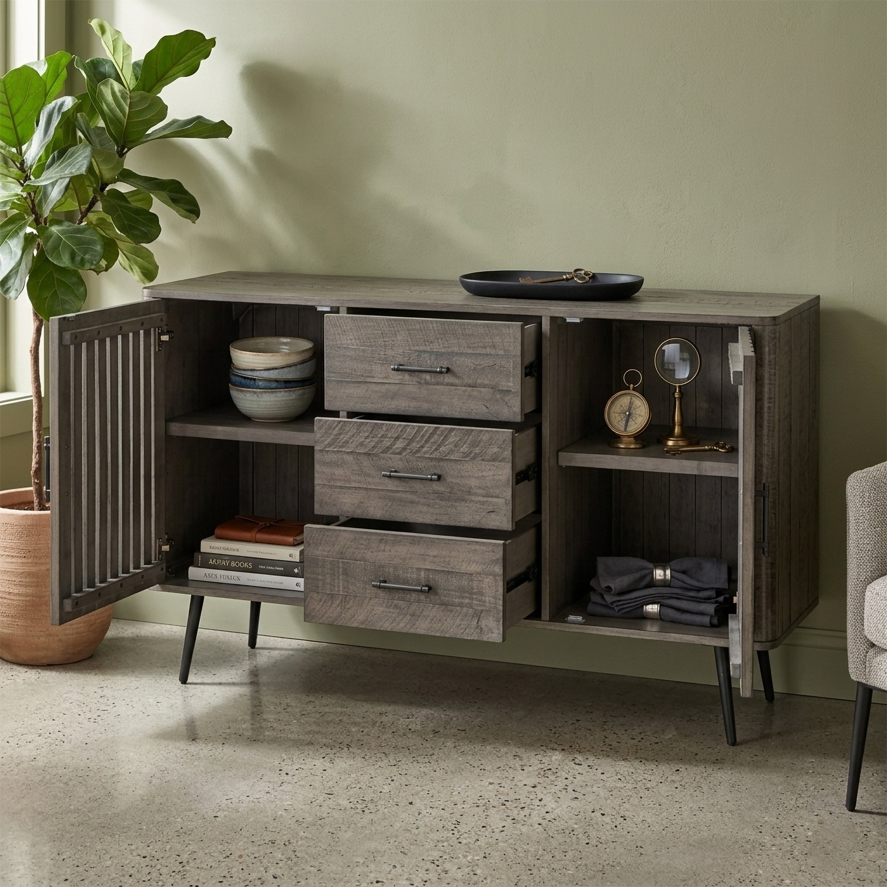 Monarch 2 Door 3 Drawer Sideboard