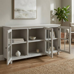 Toulouse 4 Door Curved Sideboard
