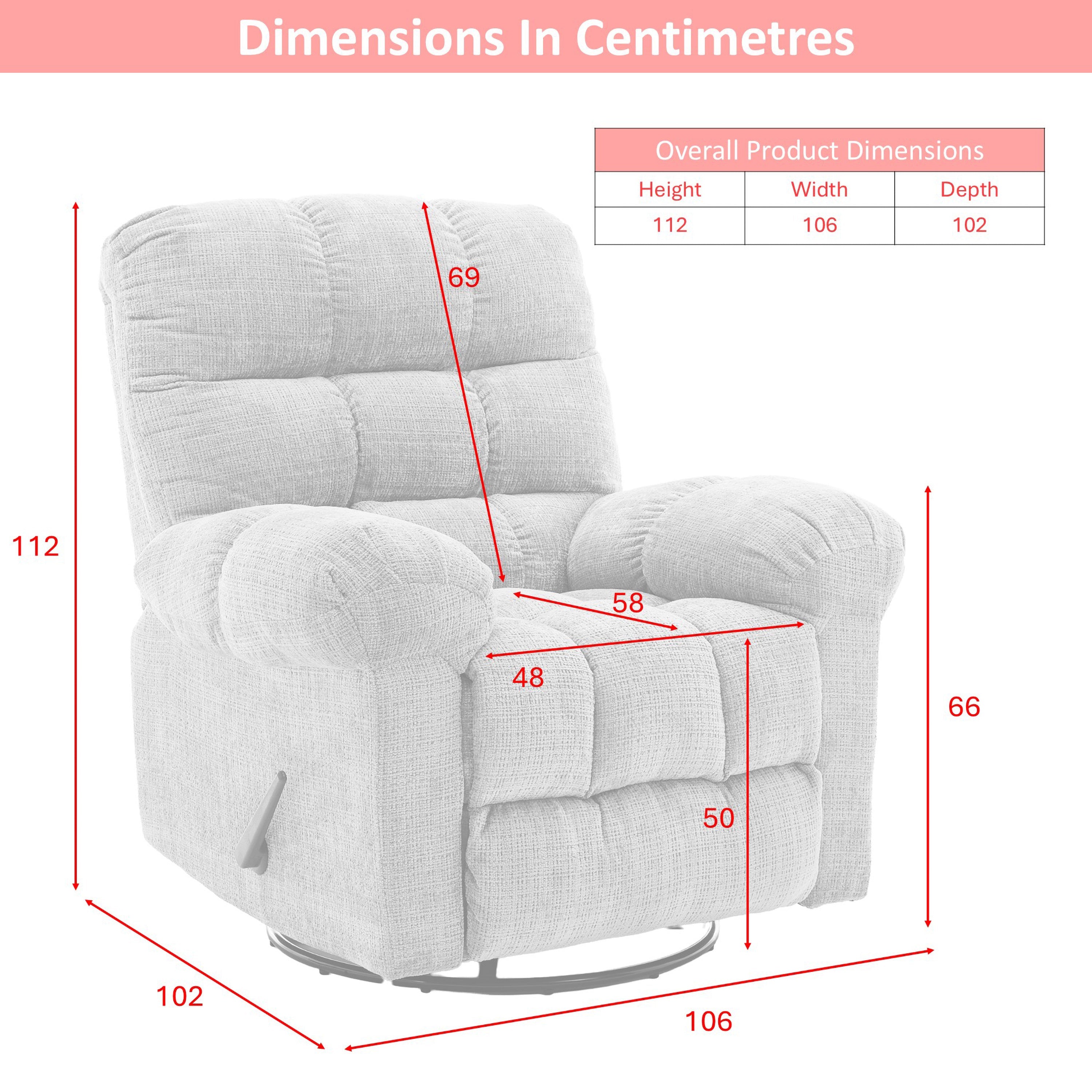 Cloud Swivel Chair Beige
