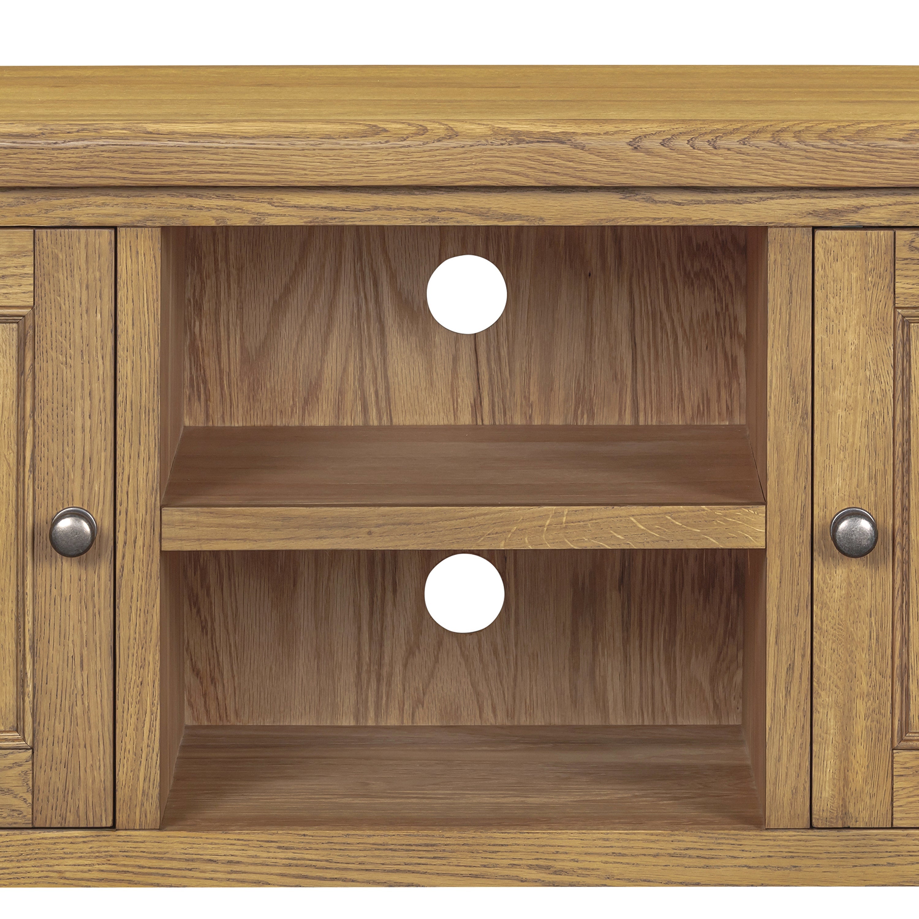 Dorchester Oak Medium TV Unit with 2 doors