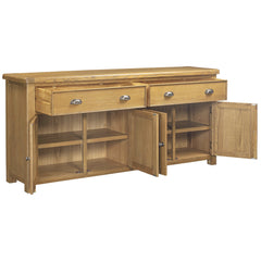 Dorchester Oak 4 Door Sideboard