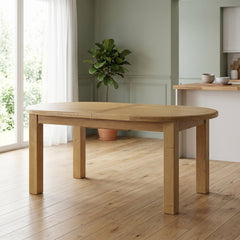 Dorchester Oak 160-200 Oval Extension Table